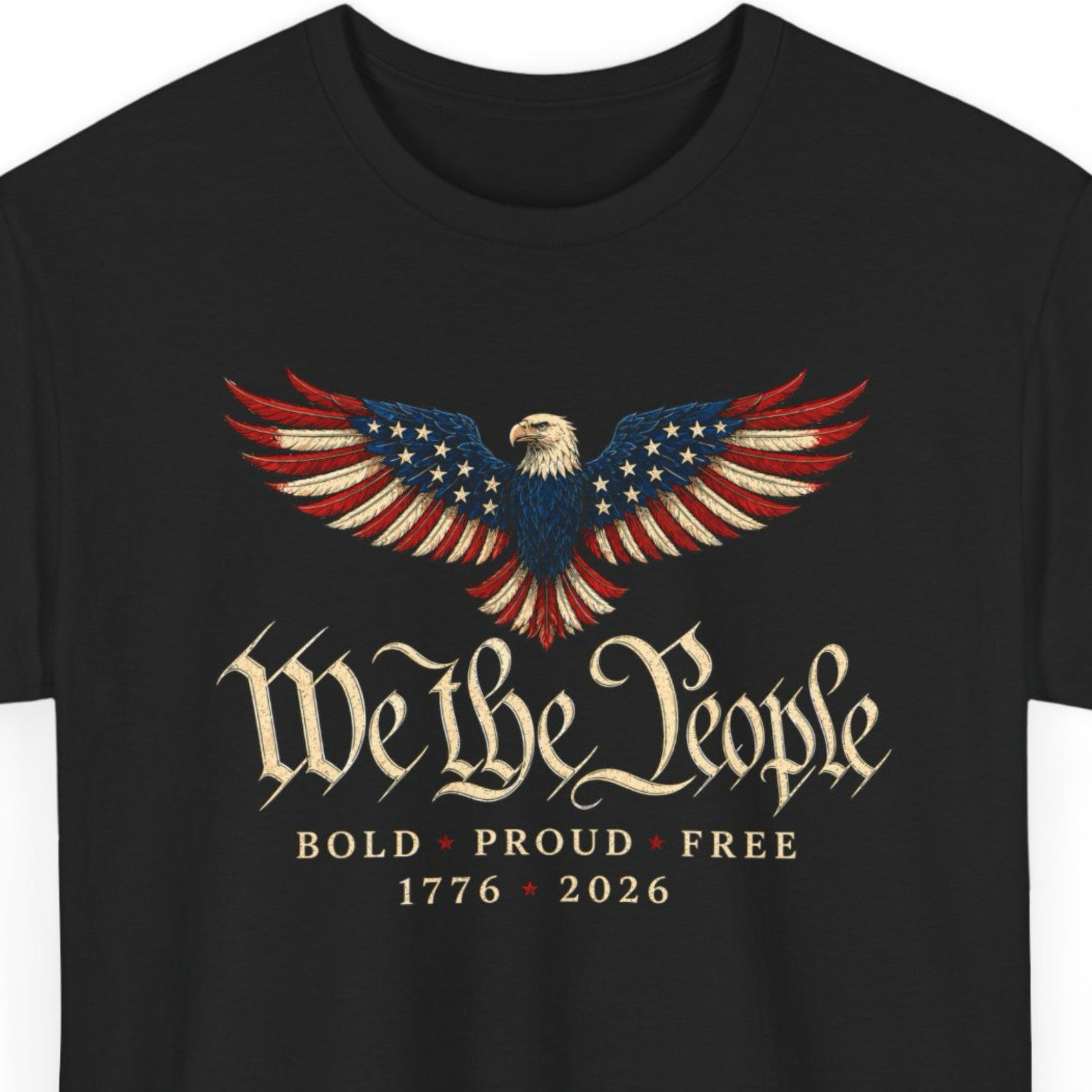 Patriotic Eagle USA 250th Anniversary 1776-2026 Freedom Men's T-Shirt
