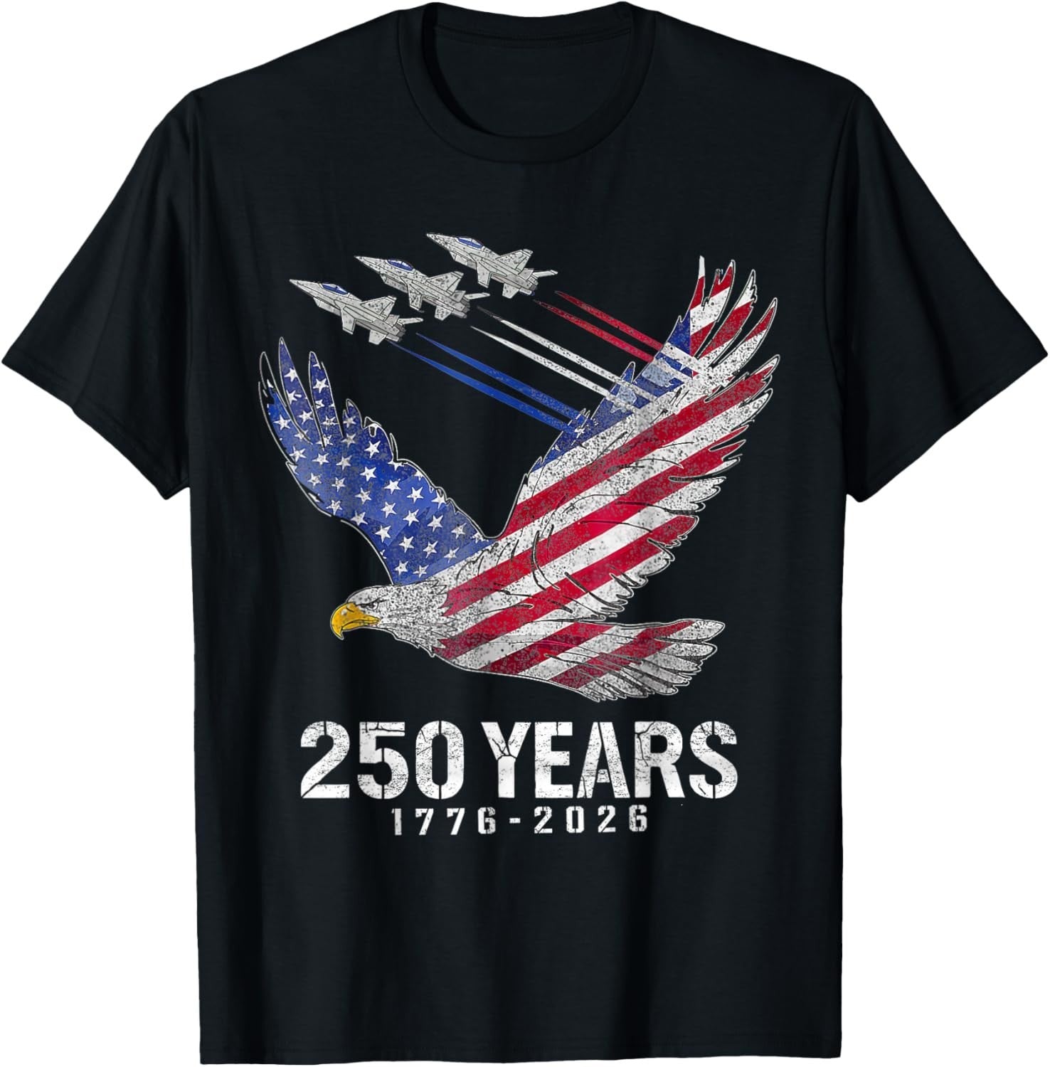 USA 250th Anniversary 1776-2026 Patriotic 4th of July Independence T-Shirt