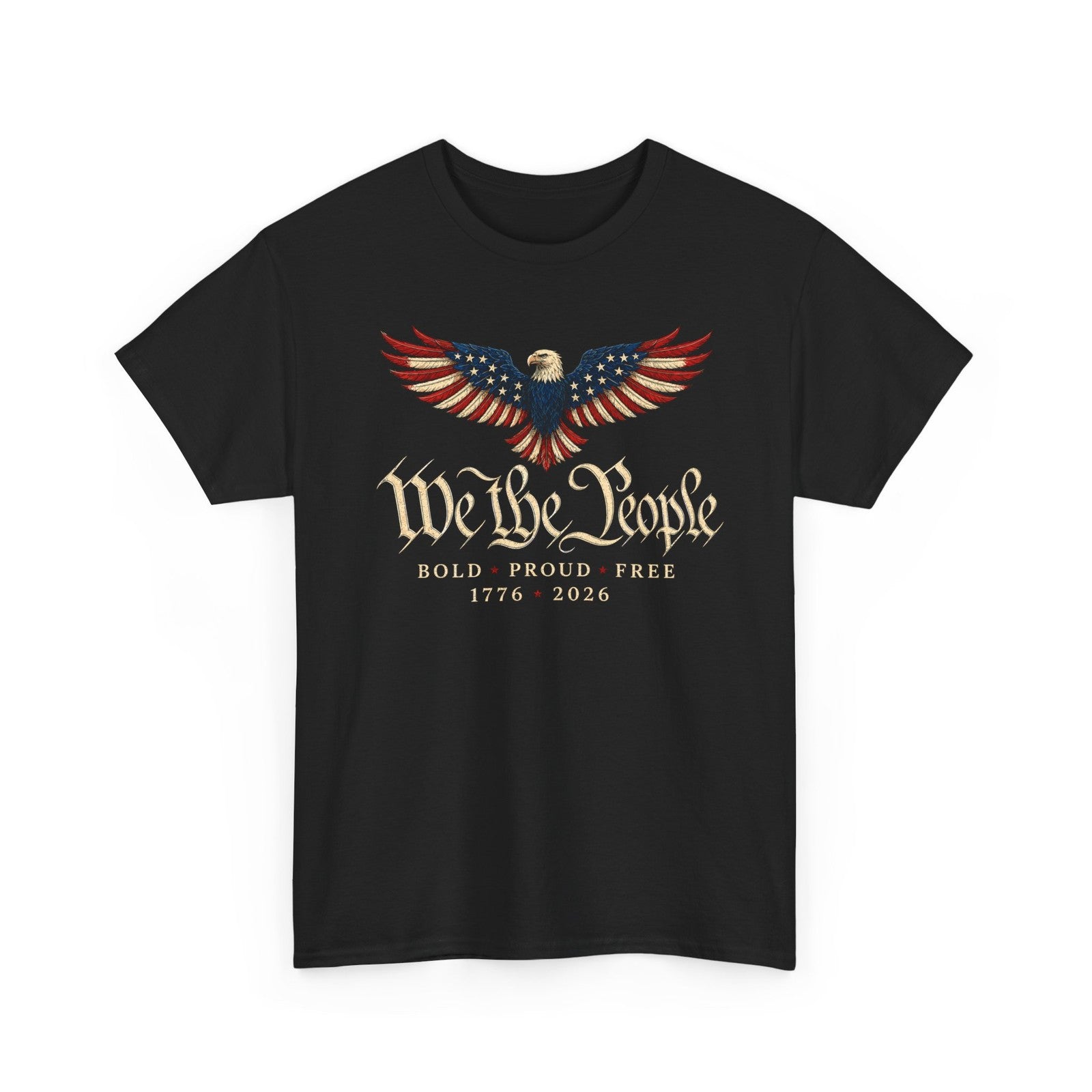 Patriotic Eagle USA 250th Anniversary 1776-2026 Freedom Men's T-Shirt